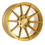 F1R F101 18x8.5 - Brushed Gold Wheel