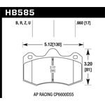 Hawk Performance HPS 5.0 Disc Brake Pad (HB585B.66