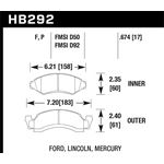 Hawk Performance HPS Brake Pads (HB292F.674)