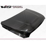 VIS Racing OEM Style Black Carbon Fiber Hood