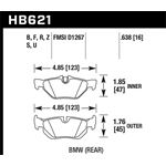 Hawk Performance HPS 5.0 Brake Pads (HB621B.638)