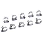 HPS Stainless Steel Fuel Injection Hose Clamps 10p