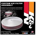 K and N Round Air Filter Assembly (60-1280)-3