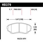 Hawk Performance LTS Brake Pads (HB379Y.626)