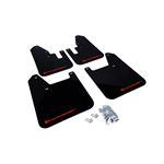 Rally Armor Black Mud Flap/Red Logo for 1998-2002