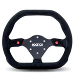 Sparco P310 Racing Steering Wheel, Black Suede (01