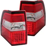 ANZO 2007-2014 Ford Expedition LED Taillights Red/