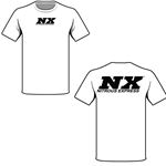 Nitrous Express MEDIUM WHITE T-SHIRT W/ BLACK NX (