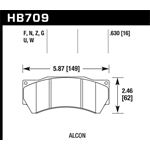 Hawk Performance DTC-30 Disc Brake Pad (HB709W.630