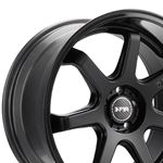 F1R FC7 18x9.5 - Matte Black/Gloss Black Lip Wheel