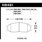 Hawk Performance HPS Brake Pads (HB461F.646)
