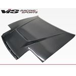 VIS Racing Invader Style Black Carbon Fiber Hood