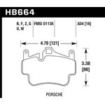 Hawk Performance HPS 5.0 Brake Pads (HB664B.634)