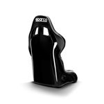 Sparco EVO QRT Racing Seats, Black/Black Leather-3