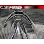 VIS Racing MS Style Black Carbon Fiber Hood-3