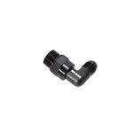 Snow -8 ORB to -6AN 90 Degree Swivel Fitting (Blac
