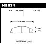 Hawk Performance Super Duty Brake Pads (HB634P.750