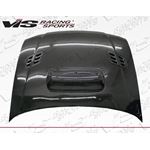 VIS Racing STI Style Black Carbon Fiber Hood