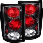 ANZO 2000-2005 Ford Excursion Taillights Black (21