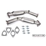 Kinetix Racing Test Pipe With In - Line Resonator