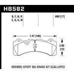 Hawk Performance DTC-30 Disc Brake Pad (HB582W.660