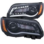 ANZO 2011-2014 Chrysler 300 Projector Headlights w