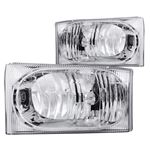 ANZO 2000-2004 Ford Excursion Crystal Headlights C