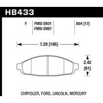 Hawk Performance HPS Brake Pads (HB433F.654)