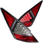 ANZO 2003-2005 Nissan 350Z LED Taillights Black (3