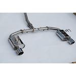 Invidia 70mm Q300 Cat Back Exhaust - Rolled SS-3