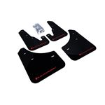 Rally Armor Black Mud Flap/Red logo for 2004-2009