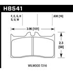 Hawk Performance Motorsports Brake Pads (HB541G.63