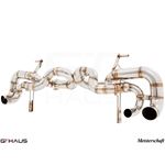 GTHAUS Super GT Racing Exhaust- Stainless- LA01314