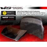 VIS Racing OEM Style Black Carbon Fiber Hood