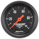 AutoMeter Z Series 2-1/16in 0-100 PSI Mechanical E