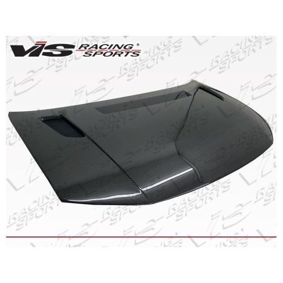 VIS Racing RVS Style Black Carbon Fiber Hood-3