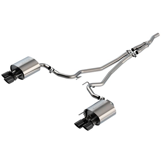 Borla S-Type Cat-Back Exhaust with Black Chrome Ti