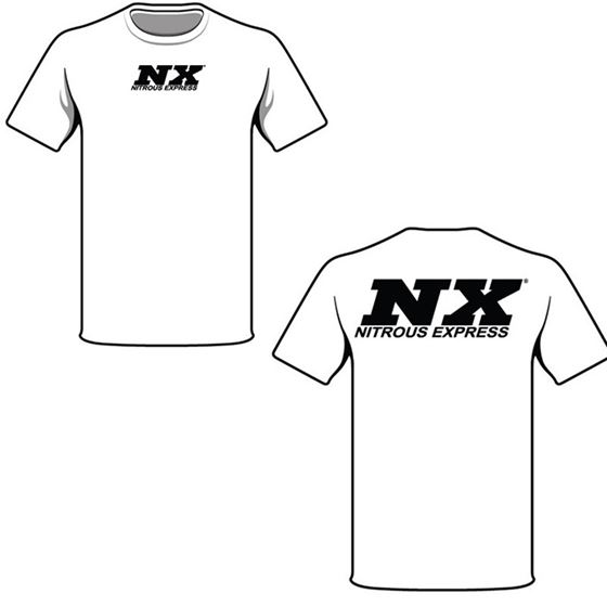 Nitrous Express SMALL WHITE T-SHIRT W/ BLACK NX (1