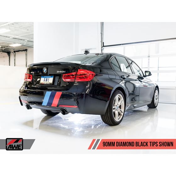 AWE Touring Edition Axle Back Exhaust for F3X 340i