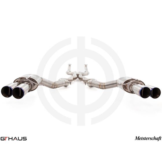 GTHAUS Super Light GT Racing Exhaust (Ti Rear un-3