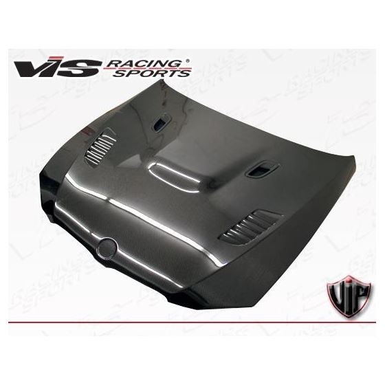 VIS Racing XTS Style Black Carbon Fiber Hood