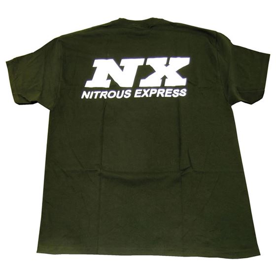 Nitrous Express X-LARGE BLACK T-SHIRT W/ WHITE NX