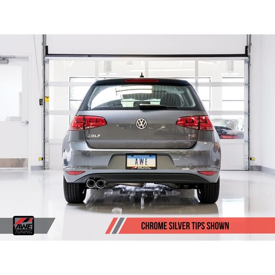 AWE Touring Edition Exhaust for VW MK7 Golf 1.8-3