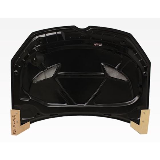 VIS Racing DTM Style Black Carbon Fiber Hood-3
