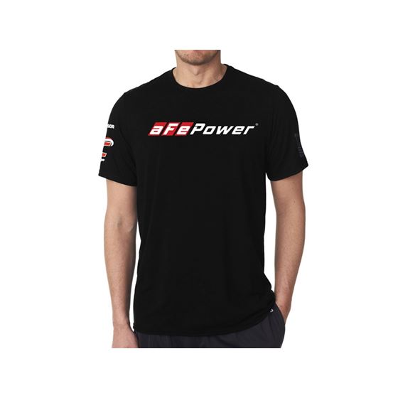 aFe Motorsport Mens T-Shirt Black (2XL) (40-30445-