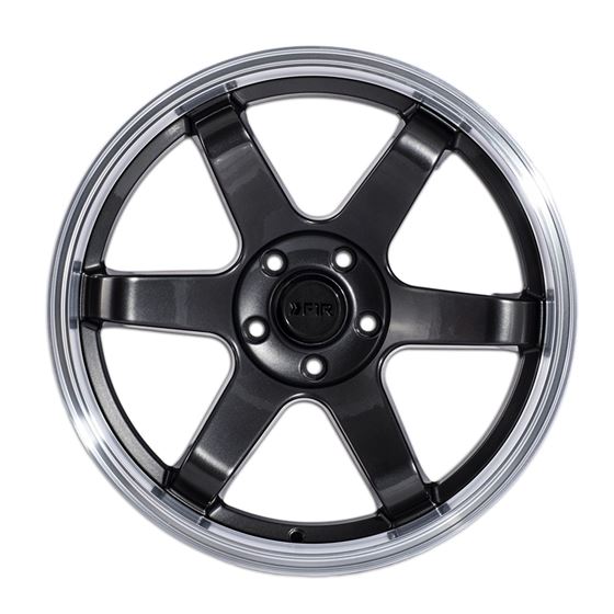 F1R F106 18x8.5 - Gunmetal/ Polish Wheel-3