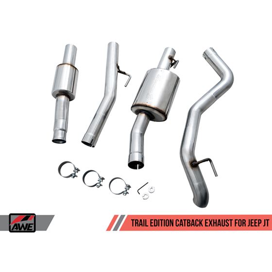 AWE Trail Edition Catback Exhaust for Jeep JT 3-3