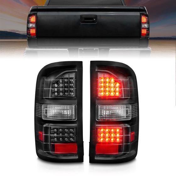 Anzo LED Tail Light Assembly for 2014-2018 GMC Sie