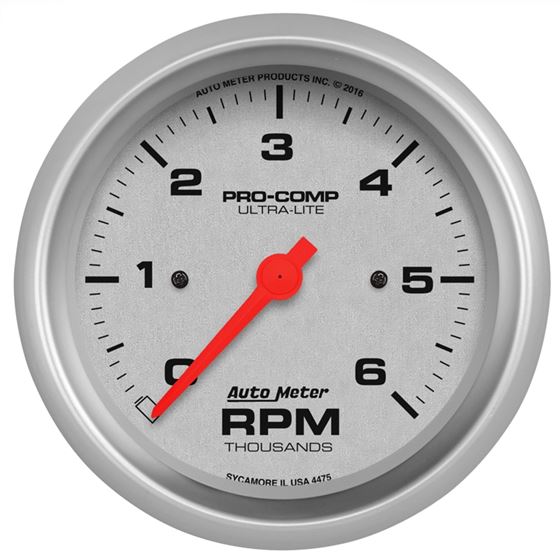 AutoMeter Ultra-Lite 3-3/8in. 0-6K RPM In-Dash Tac