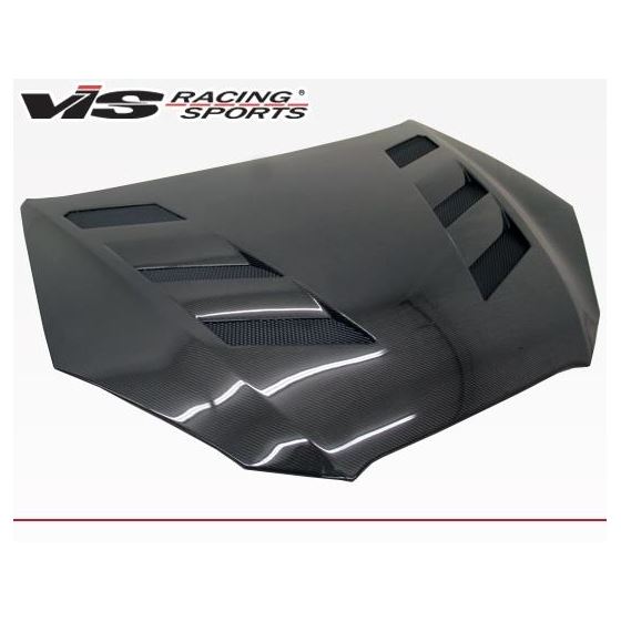 VIS Racing AMS Style Black Carbon Fiber Hood